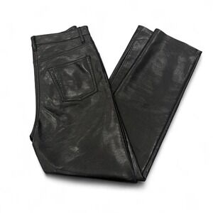 Wilfred by Aritzia Faux Leather Pants – Size 8 Grunge Goth Edgy Minimalist